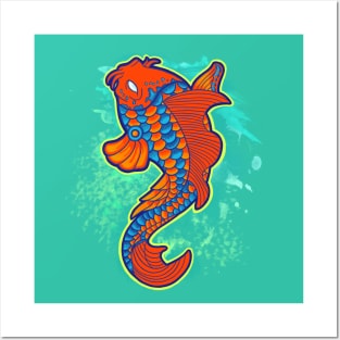 Koi Fish Posters and Art